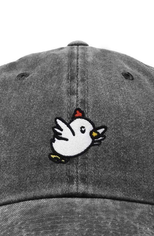 DALIX DALIX CHICKEN EMBROIDERED COTTON CAP
