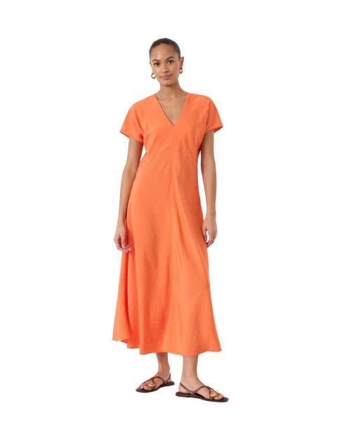 Grace Air Flow V-Neck Midi Dress