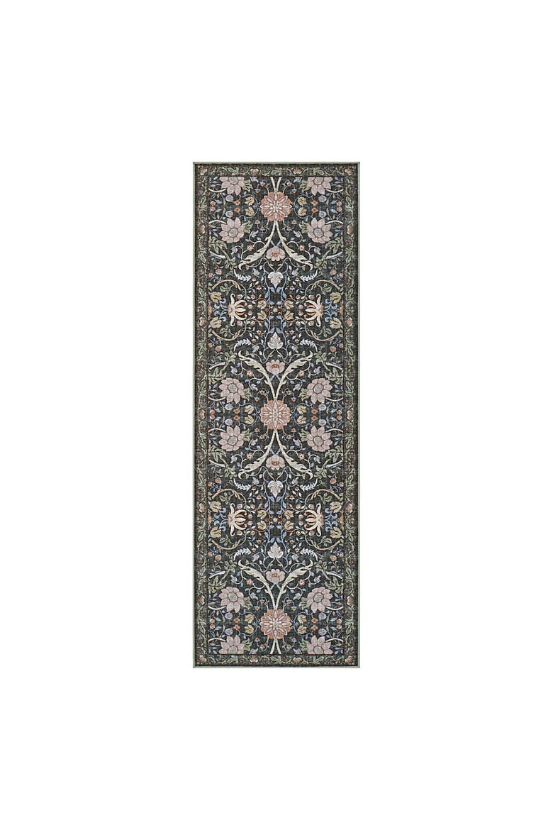 Washable Printed Chenille Rug, Main, color, Abrabella Multi
