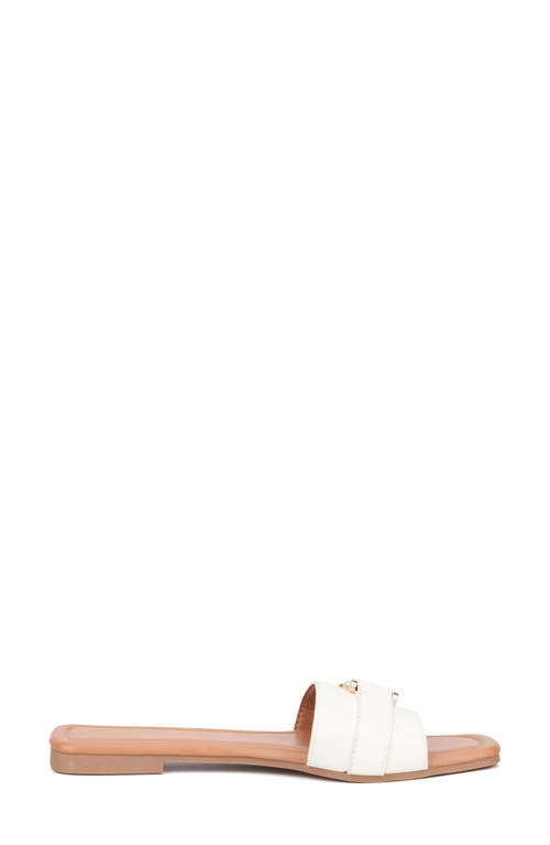 New York And Company Nastia Sandal In White