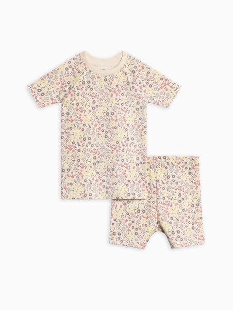 Organic Cotton 2-Piece Short Sleeve Jammie Set (Baby)