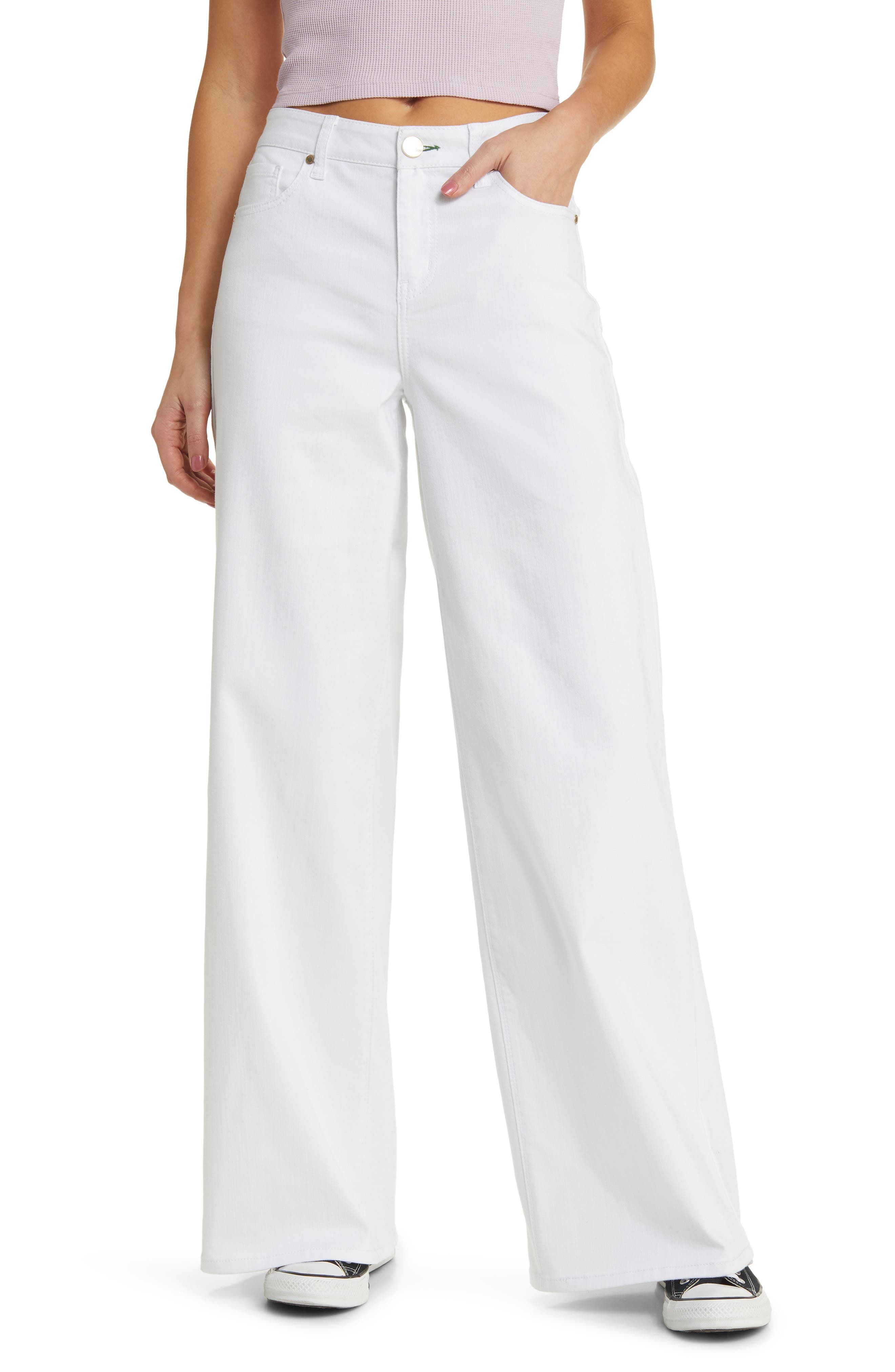 White Wide Leg Jeans | Nordstrom