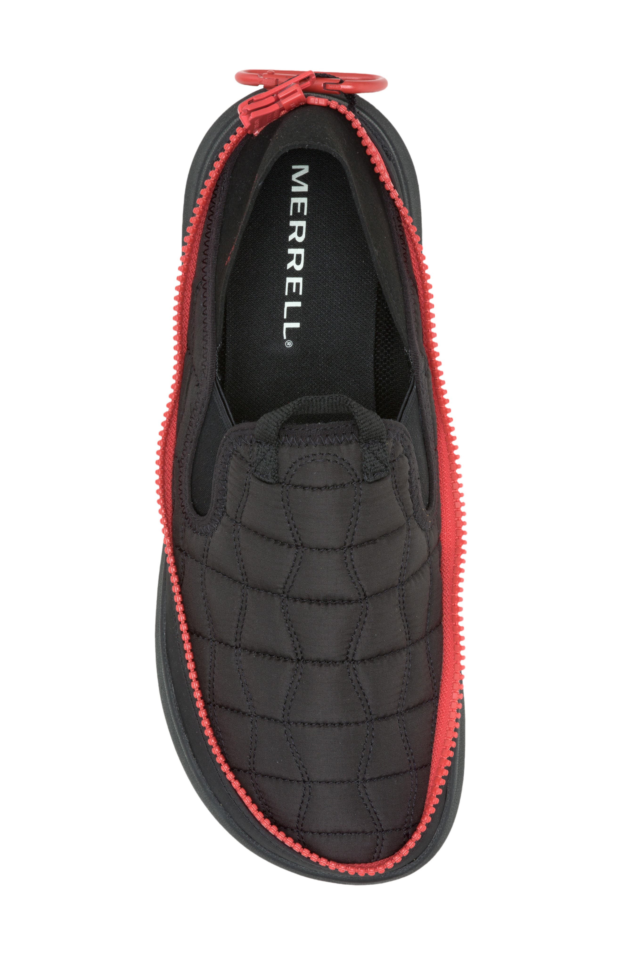 Hut 2 Packable Slip-On, Alternate, color, BLACK/ LAVA