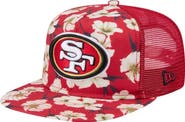 New Era Men's New Era Scarlet San Francisco 49ers Adventure Pattern Golfer Snapback Hat