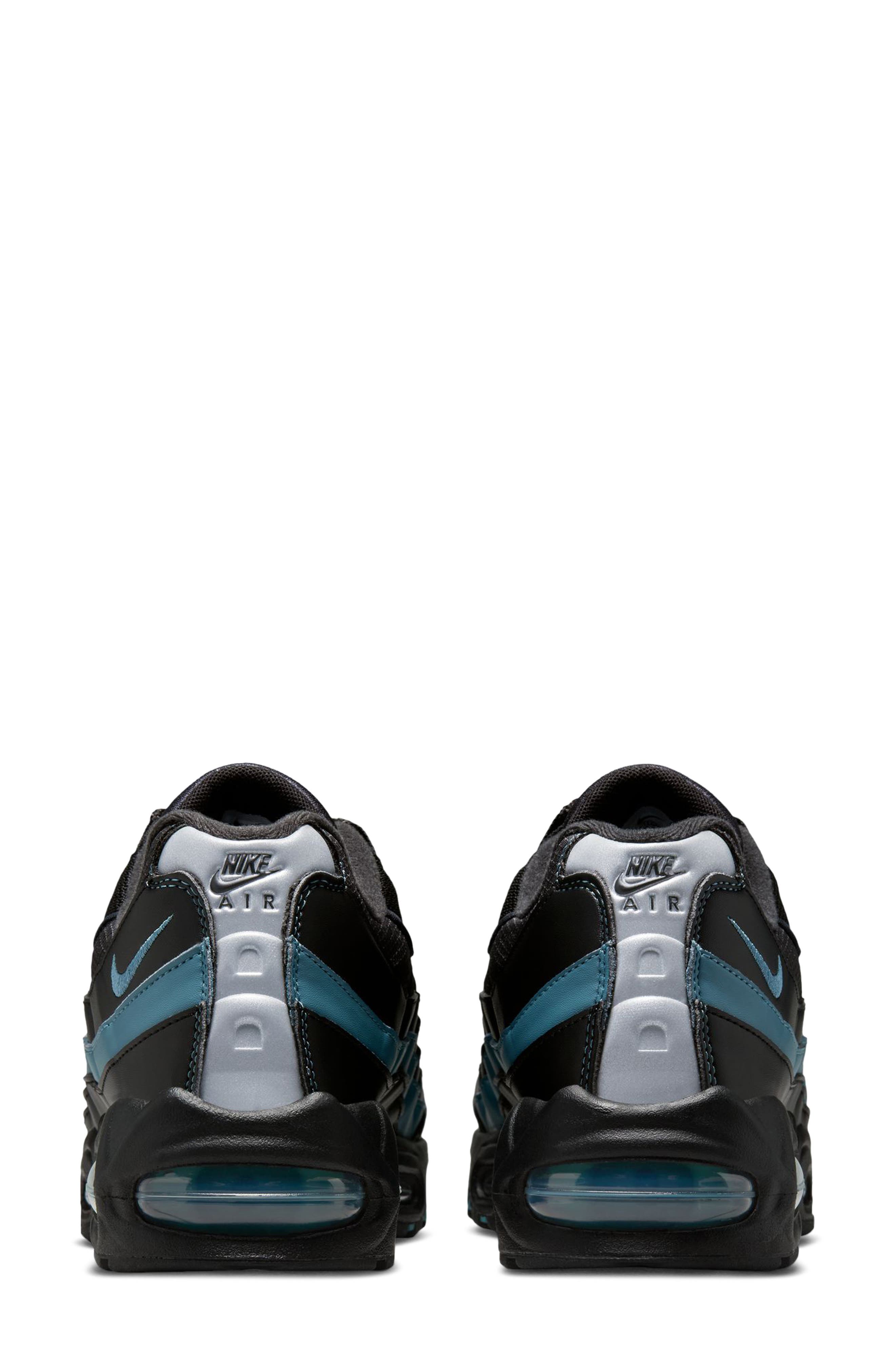 Air Max 95 Sneaker, Alternate, color, SMOKEY BLUE/ BLACK/ SILVER