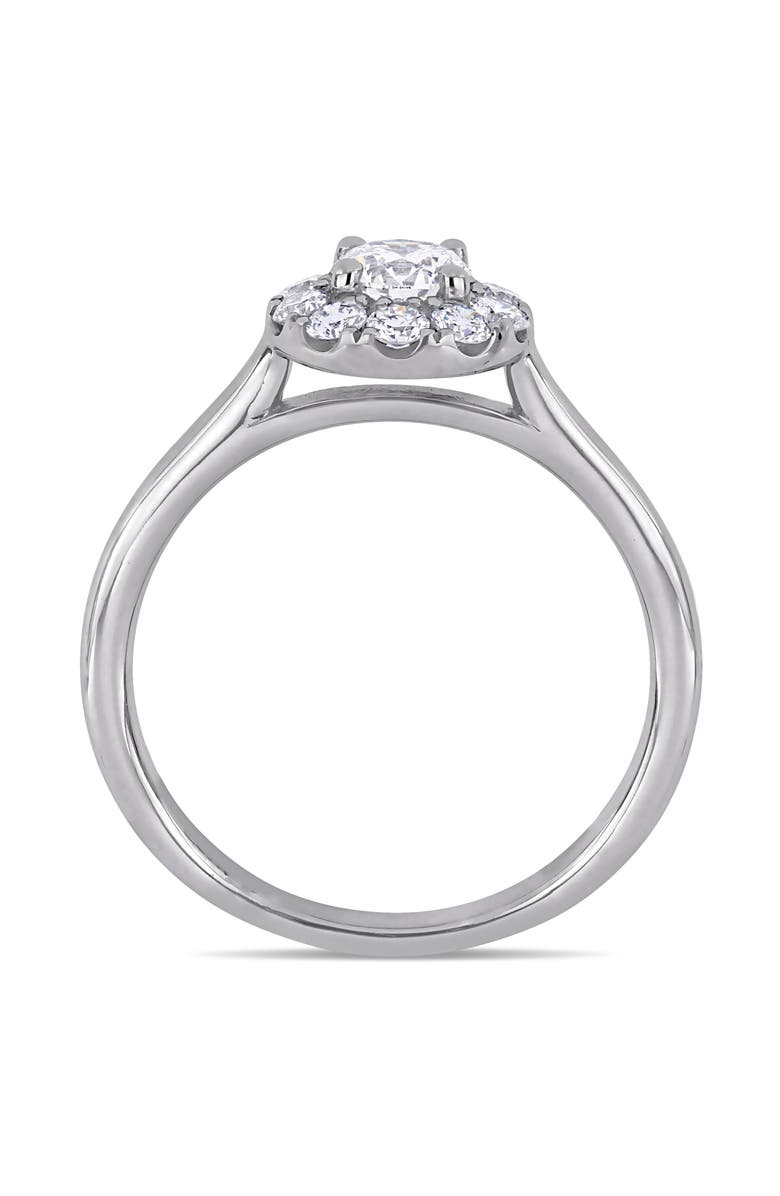 Julianna B. 5/8 CTW Lab-Grown Diamond Halo Ring 14k, Alternate, color, White Gold