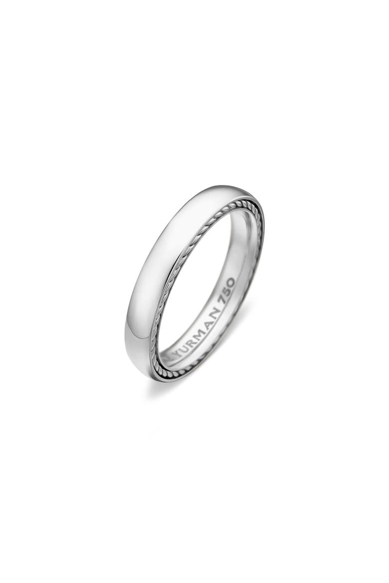 Streamline® Band Ring in 18K White Gold, Alternate, color, WHITE GOLD