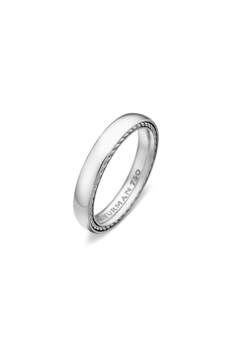 David Yurman Streamline<sup>®</sup> Band Ring in 18K White Gold, Alternate, color,