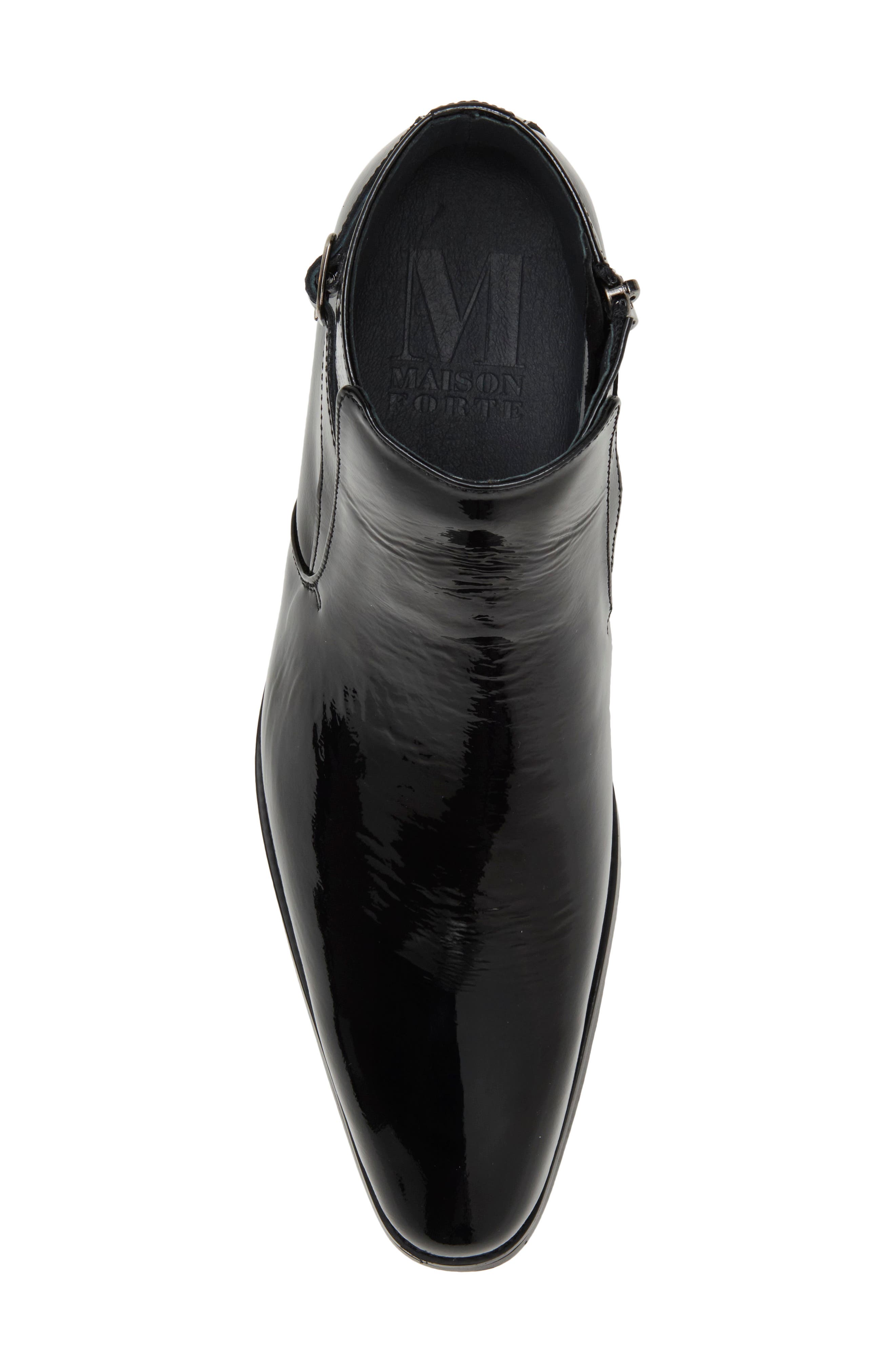 Cervantes Leather Jodhpur Boot, Alternate, color, BLACK