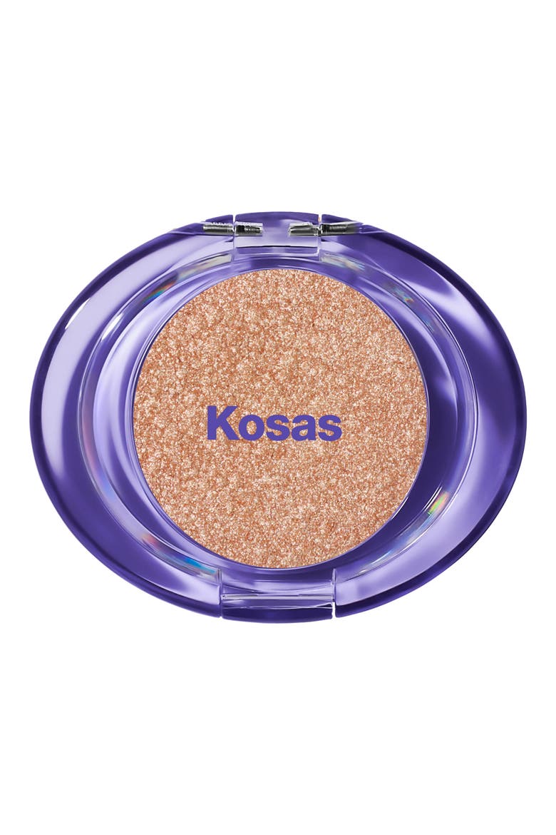 Shiny Objects Wet Glisten Powder Highlighter for Face & Eyes, Main, color, HALOED