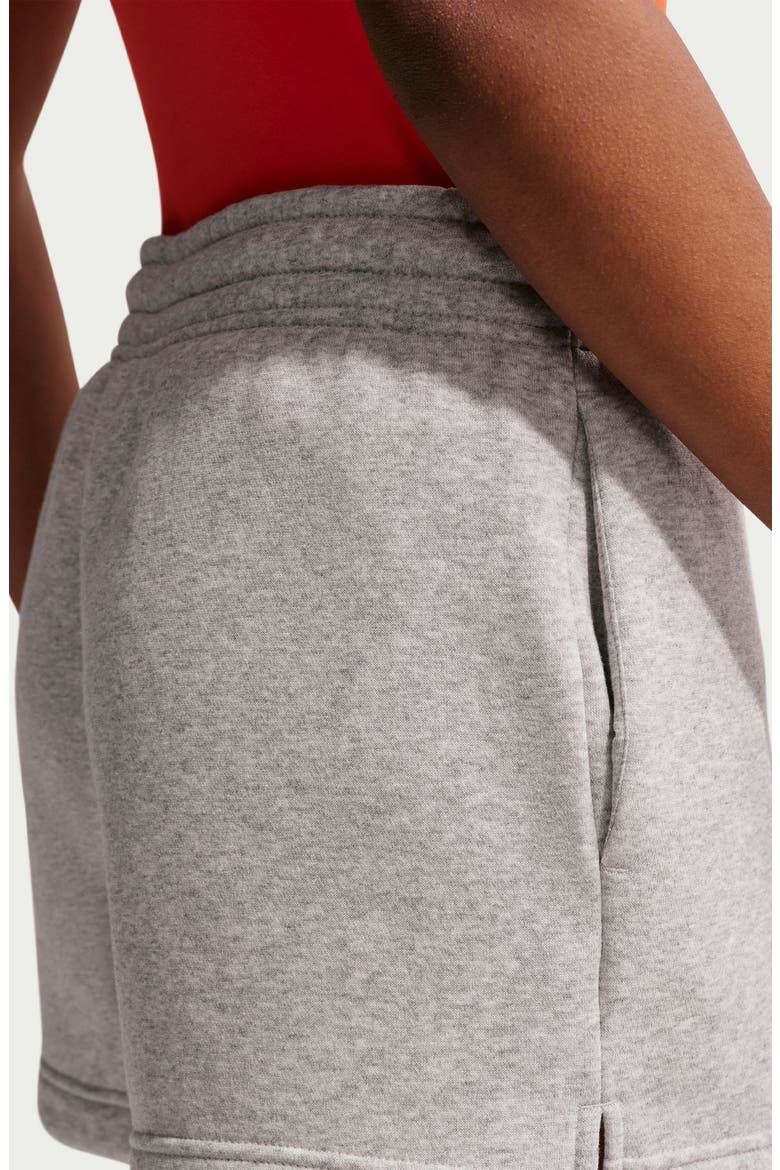 Sportswear Phoenix Fleece Mid-Rise 4-Inch Shorts, Alternate, color, 043 PRPLTM/SAIL