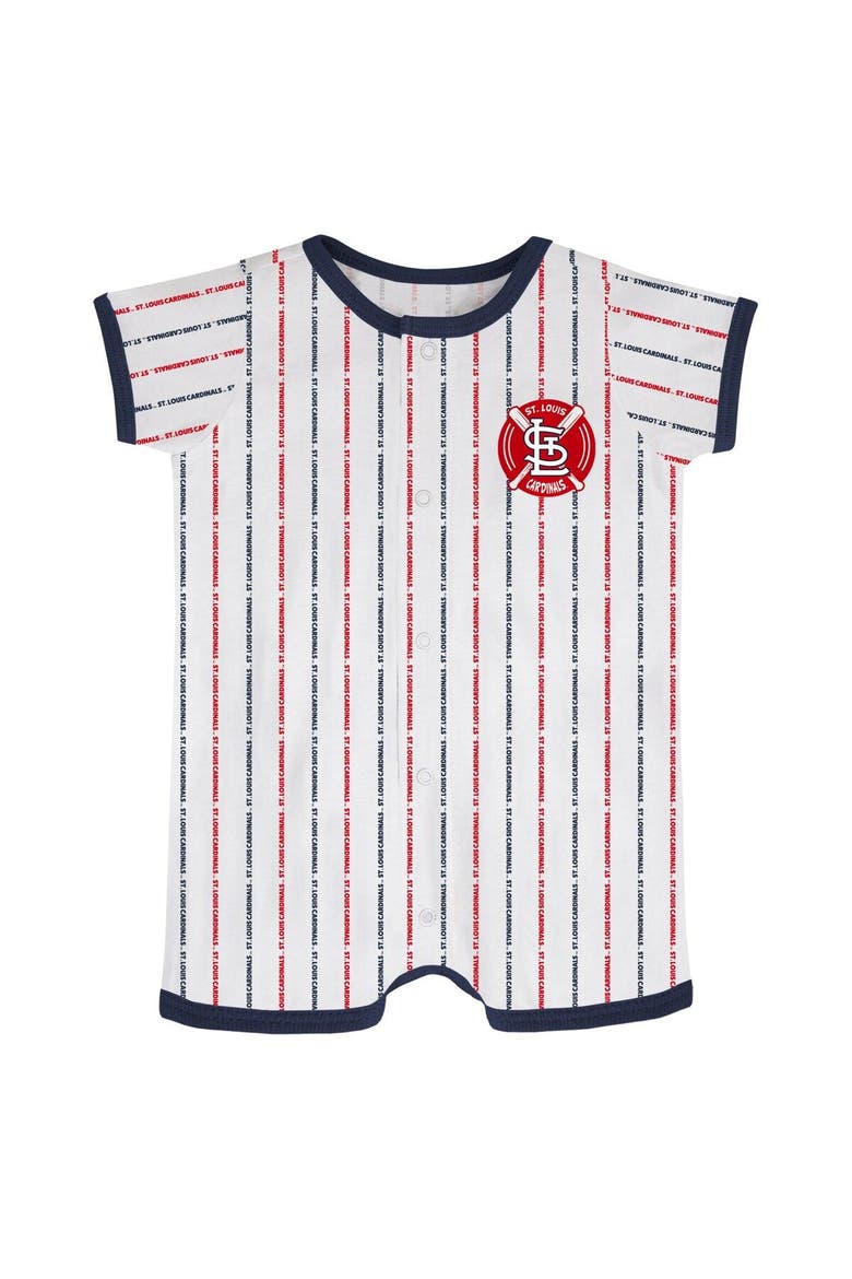Infant White St. Louis Cardinals Ball Hitter Coverall, Main, color, White