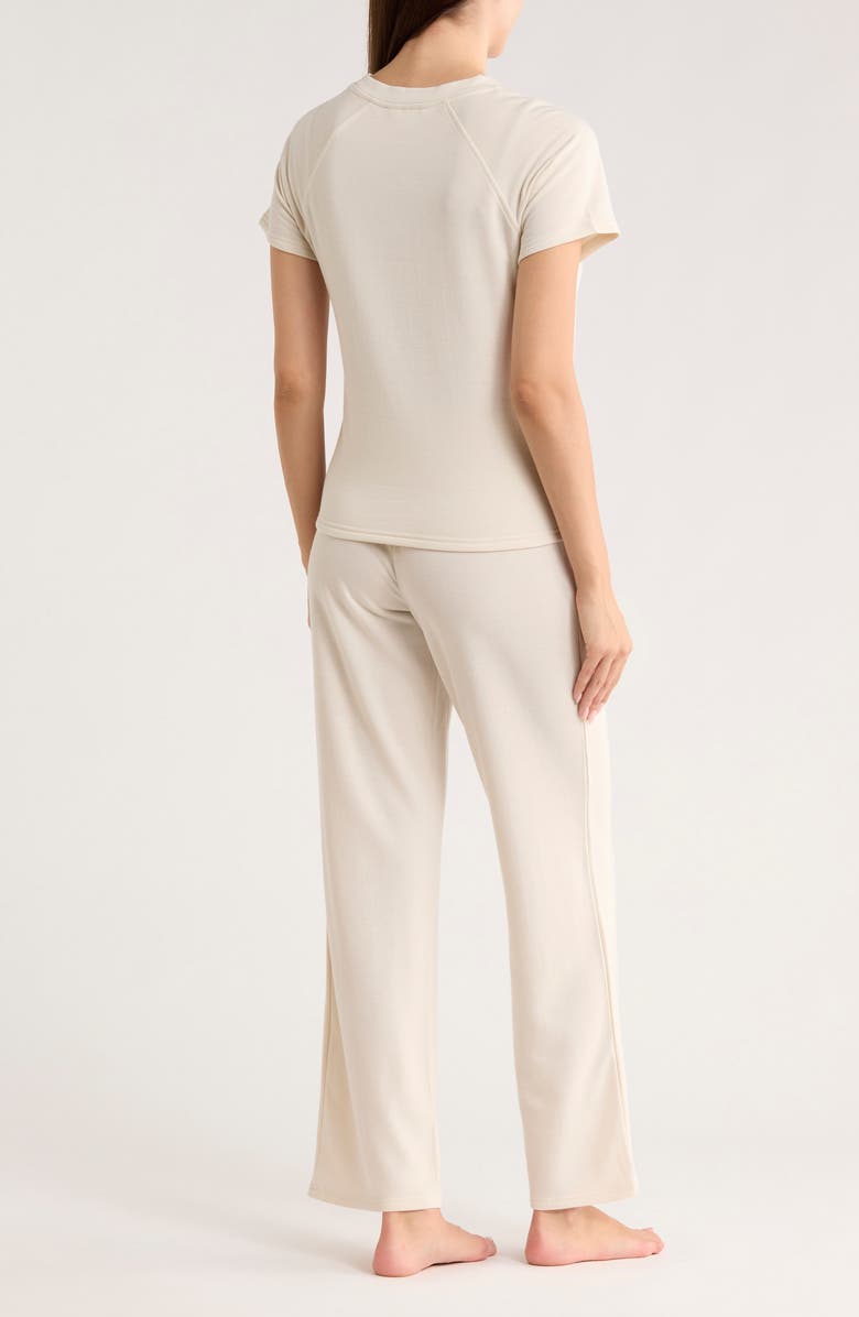 Danskin Jersey Pajamas, Alternate, color, Dry Pampas