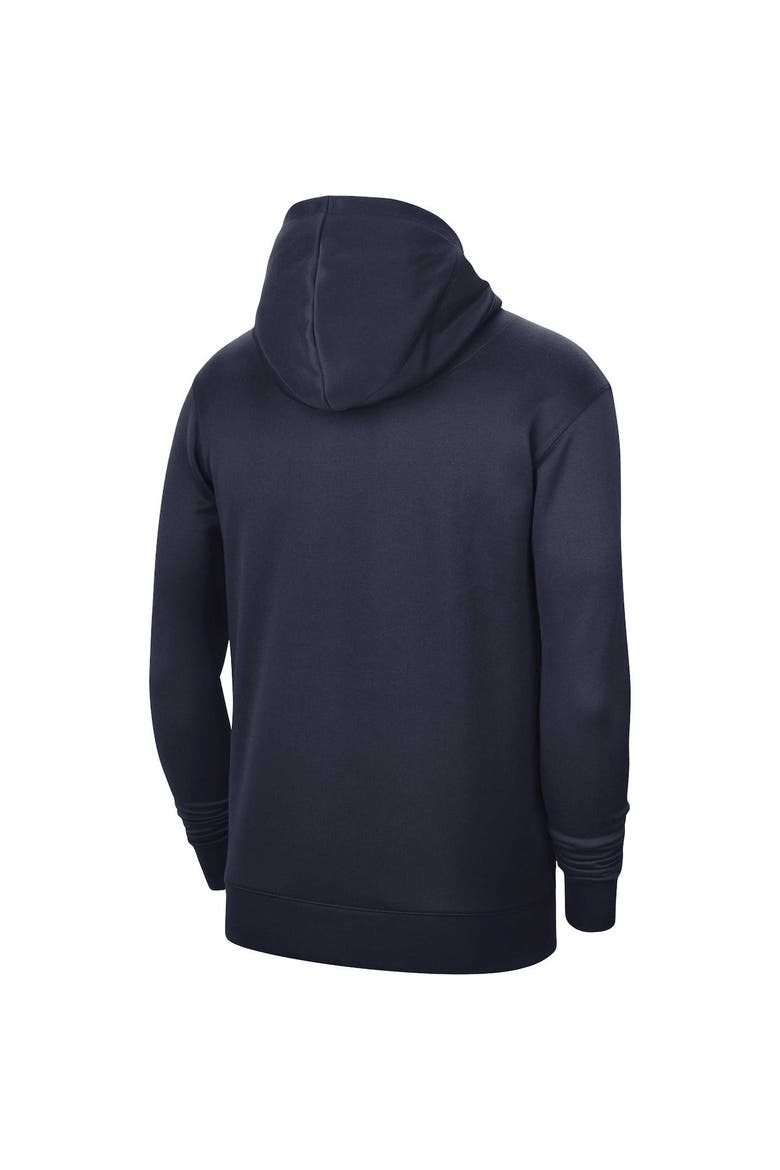 Unisex Nike Navy Philadelphia 76ers 2023/24 Performance Spotlight On-Court Practice Pullover Hoodie, Alternate, color, Navy