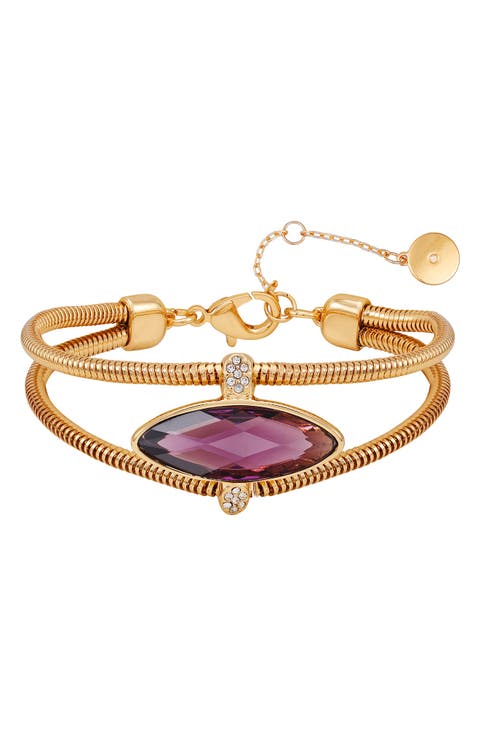 Crystal Snake Chain Bracelet