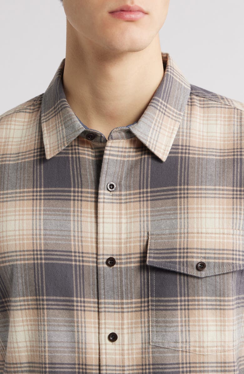 AG Wesley Button-Up Shirt, Alternate, color, Shadow Plaid Dark Grey Multi