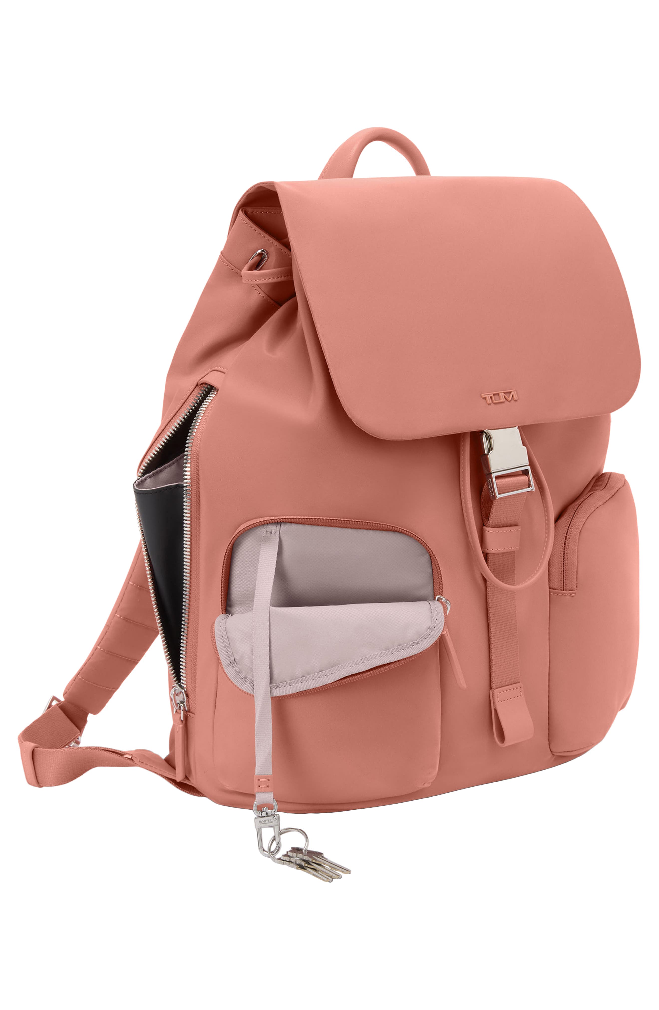 Ramsay Backpack, Alternate, color, PINK CLAY
