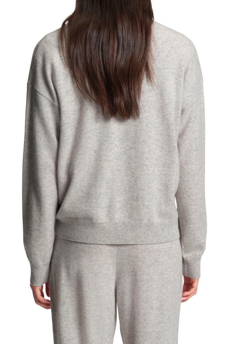 Fascona Cashmere Sweater, Alternate, color, HEATHER GREY