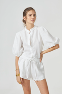 LANHTROPY Bubble Linen Shirt