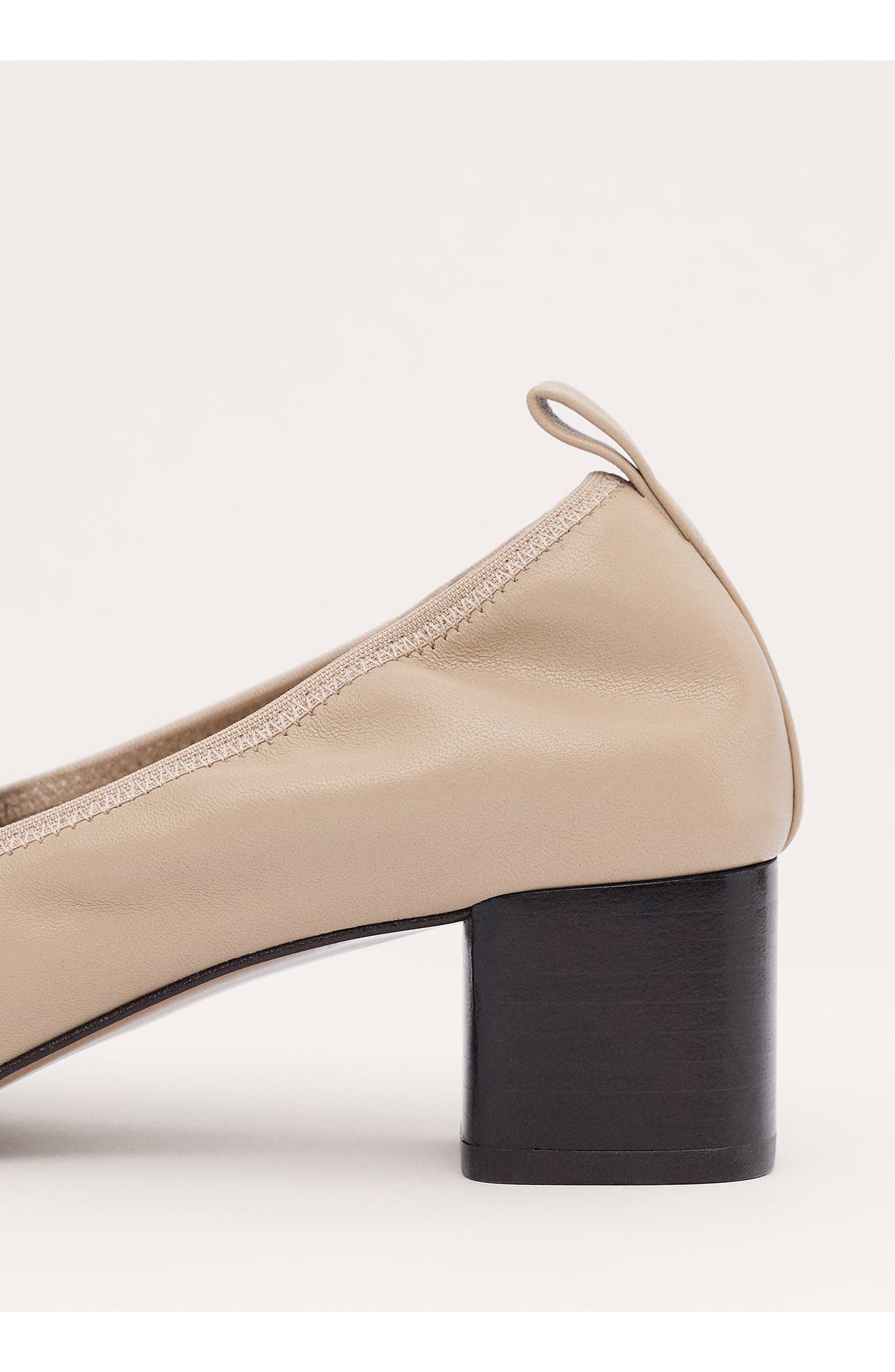 MANGO Mary Jane Ballerina Pump, Alternate, color, Beige