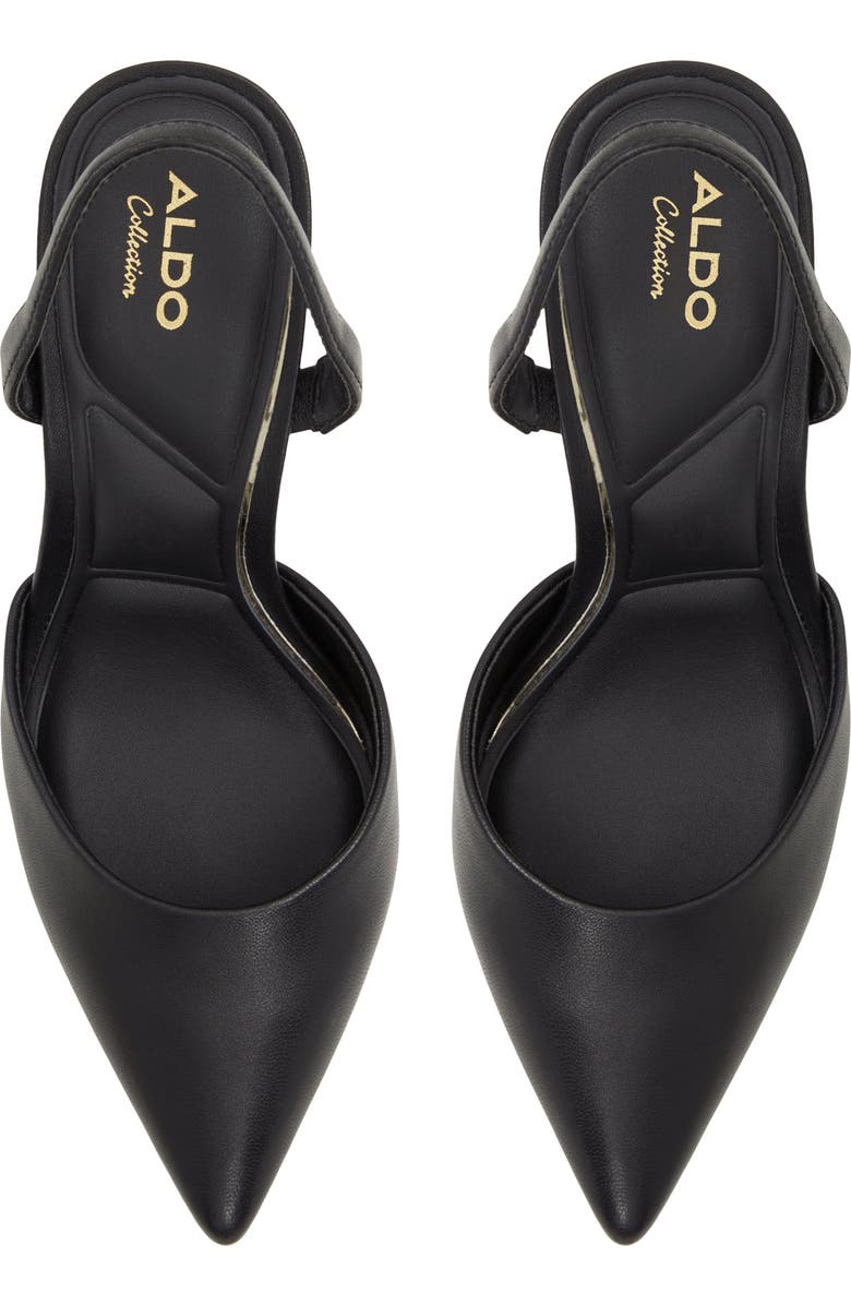 ALDO Shimmy Pointed Toe Slingback Pump, Alternate, color,