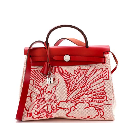 Herbag Zip Pegase Pop Toile and Leather 31