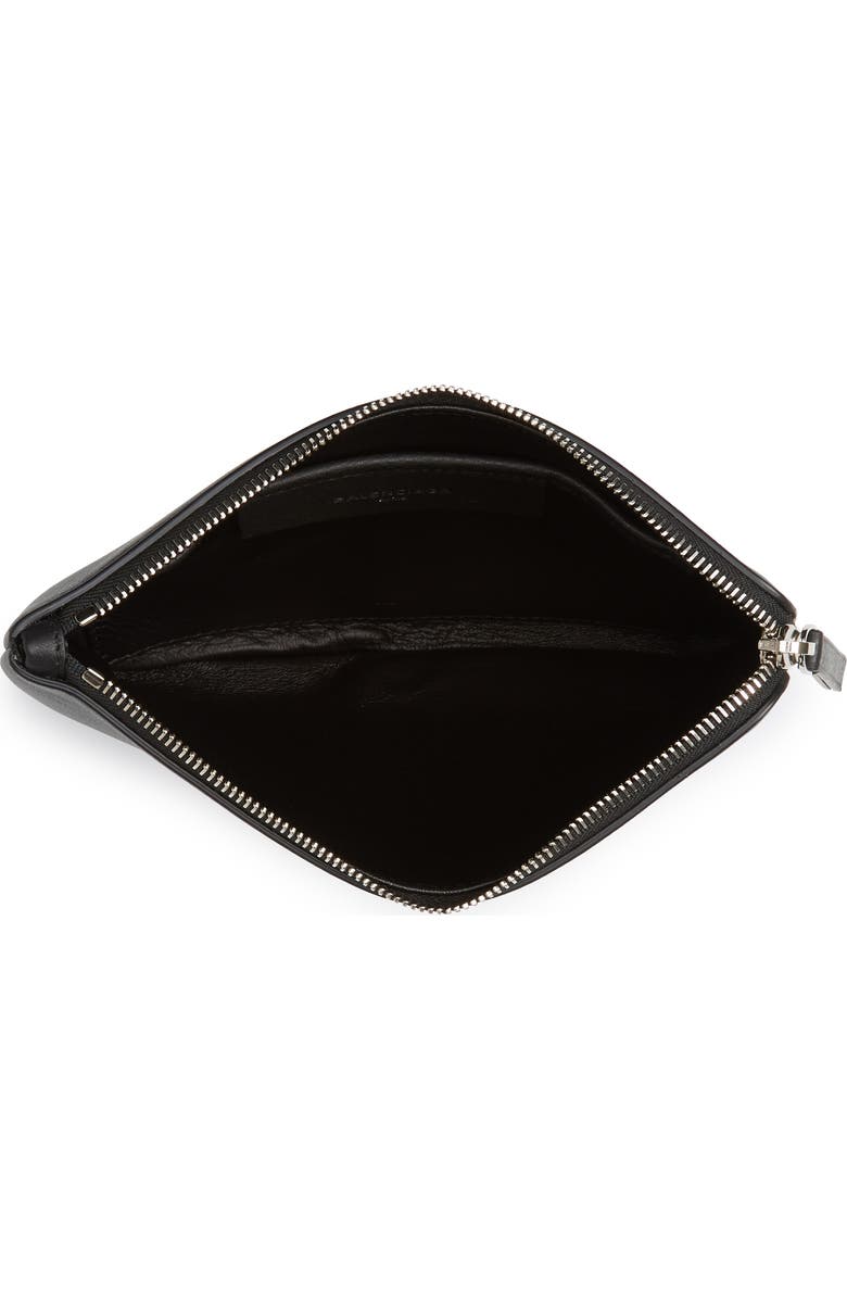 Balenciaga Medium Everyday Leather Pouch, Alternate, color,