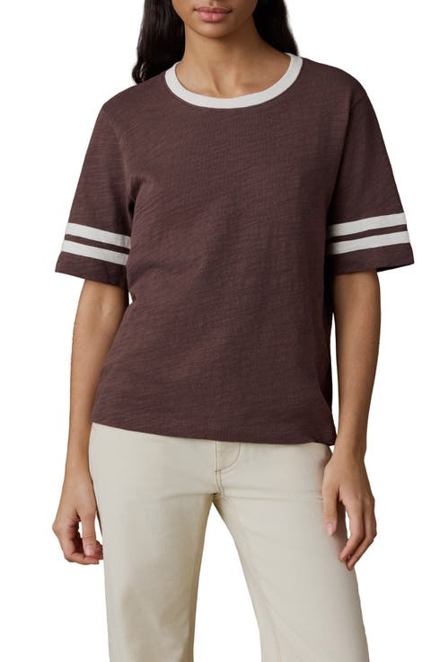Sunwashed Varsity Organic Cotton Slub T-Shirt