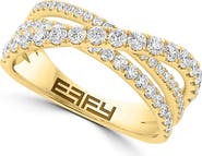 EFFY Lab Grown Diamond Crisscross Ring