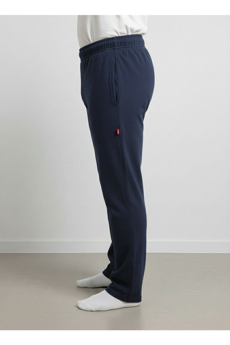 Men's Soft 100% Cotton Athletic Lounge Pocket Pant, Alternate, color, Dark Navy