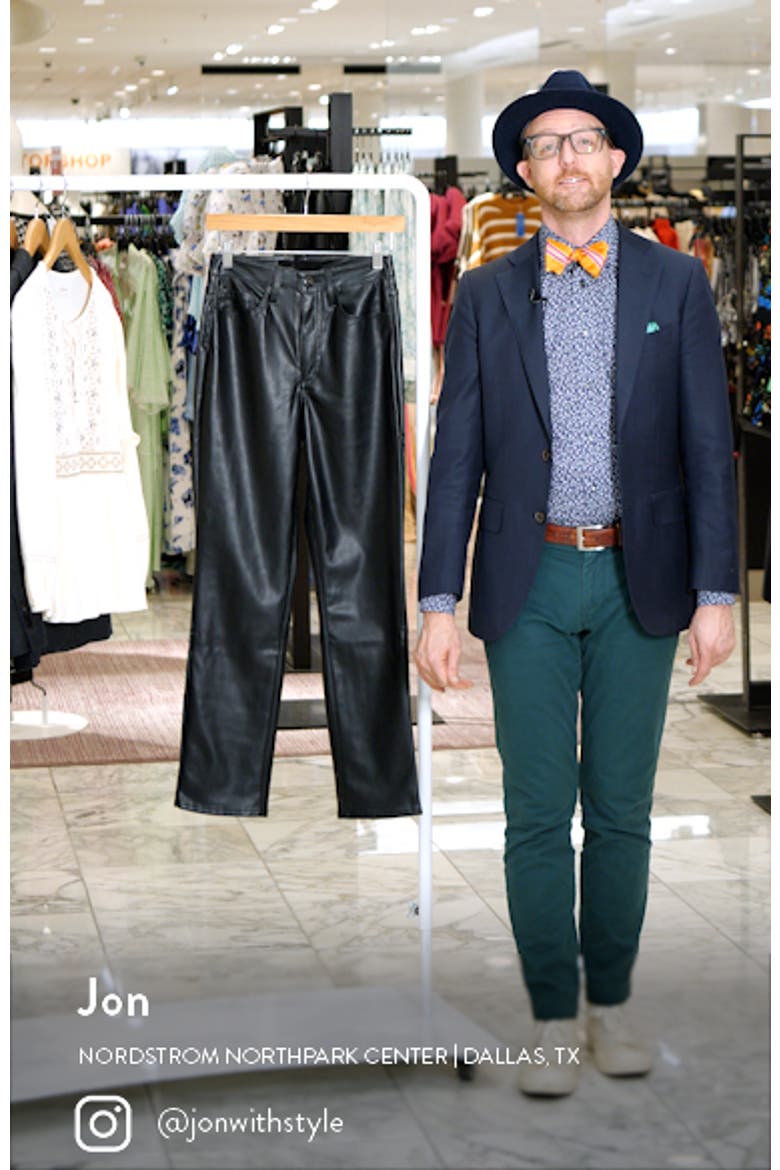 The Honor Ankle Faux Leather Pants video