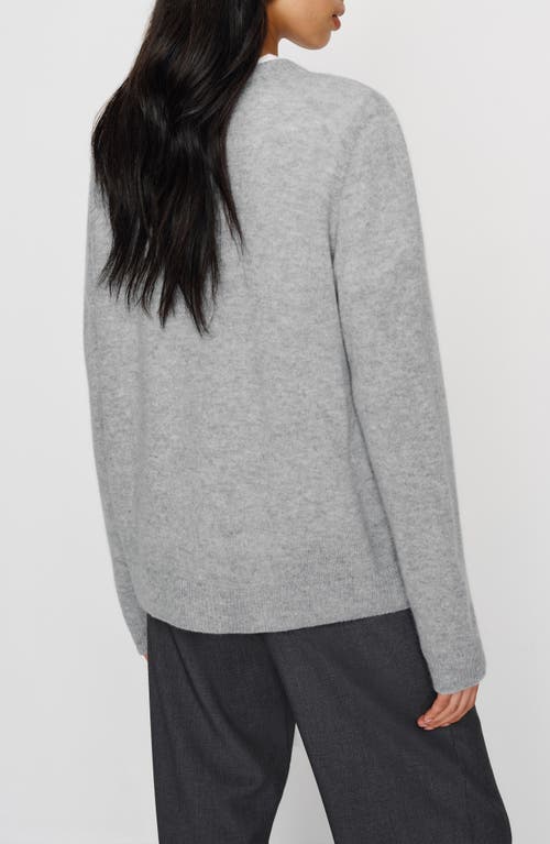 Reformation Oversize Cashmere & Wool Sweater In Gray