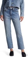 Mavi Jeans New York Rhinestone Chew Hem Ankle Straight Leg Jeans