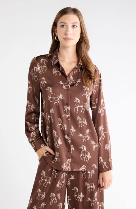 Woven Button-Up Shirt