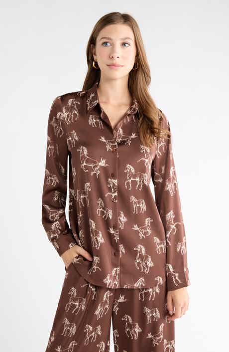 Woven Button-Up Shirt