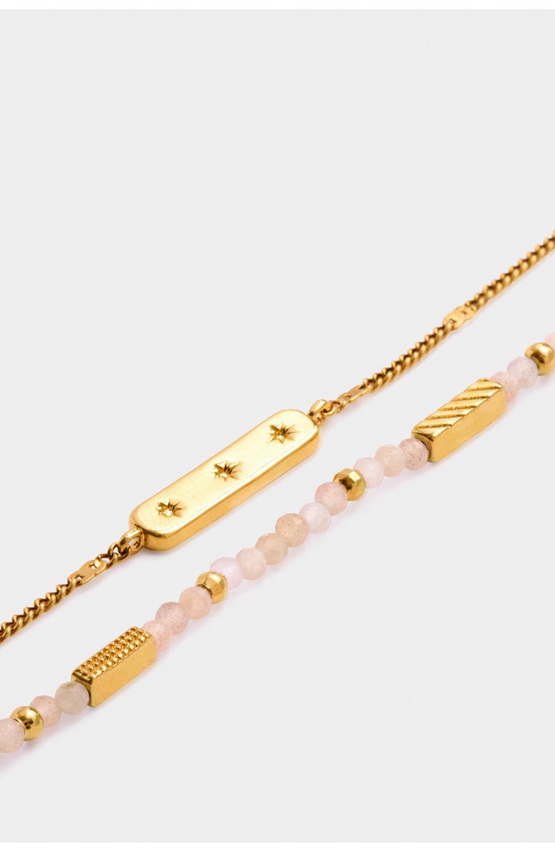 Katie Loxton Birthstone Bracelet 'July' in Sunstone, Alternate, color, July