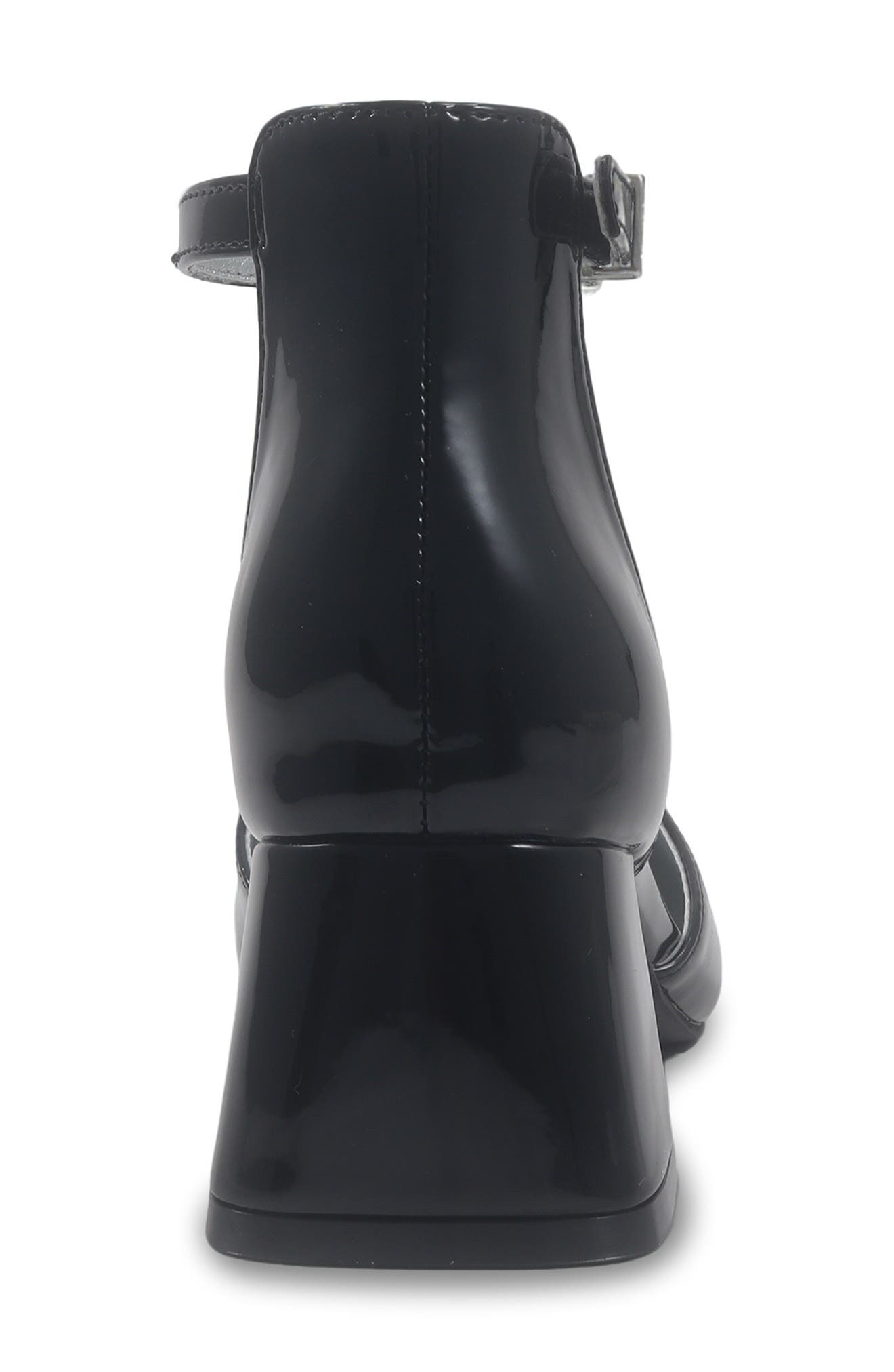 Kids' Tansie Ankle Strap Pump, Alternate, color, BLACK