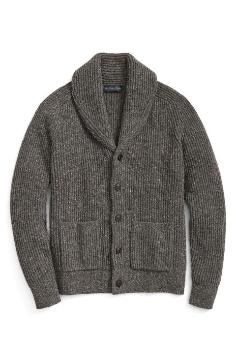 Classic Wool Shawl Cardigan