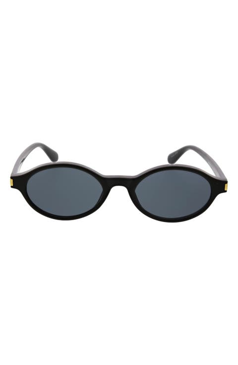 Small Slim Oval Sunglasses