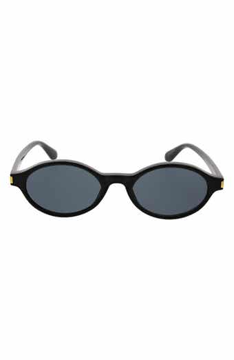 Small Slim Oval Sunglasses