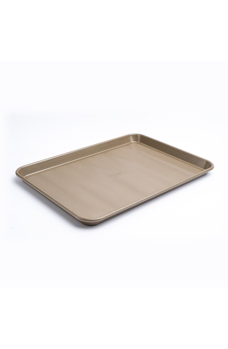 CUISIPRO 17.5 x 11.75-Inch Rectangular Steel Nonstick Baking Sheet Pan, Alternate, color, Brown