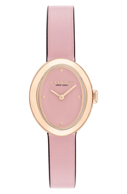 Sammy Leather Strap Watch, 22.5mm