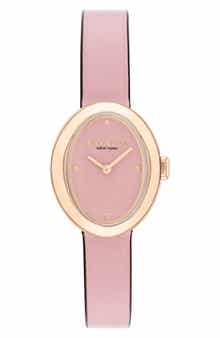 Sammy Leather Strap Watch, 22.5mm