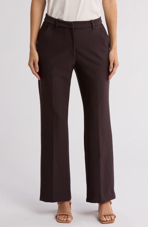 Stretch Ponte Bootcut Pants
