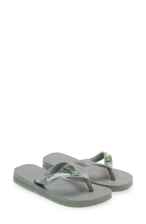 Havaianas Kids' Brazil Logo Flip Flop