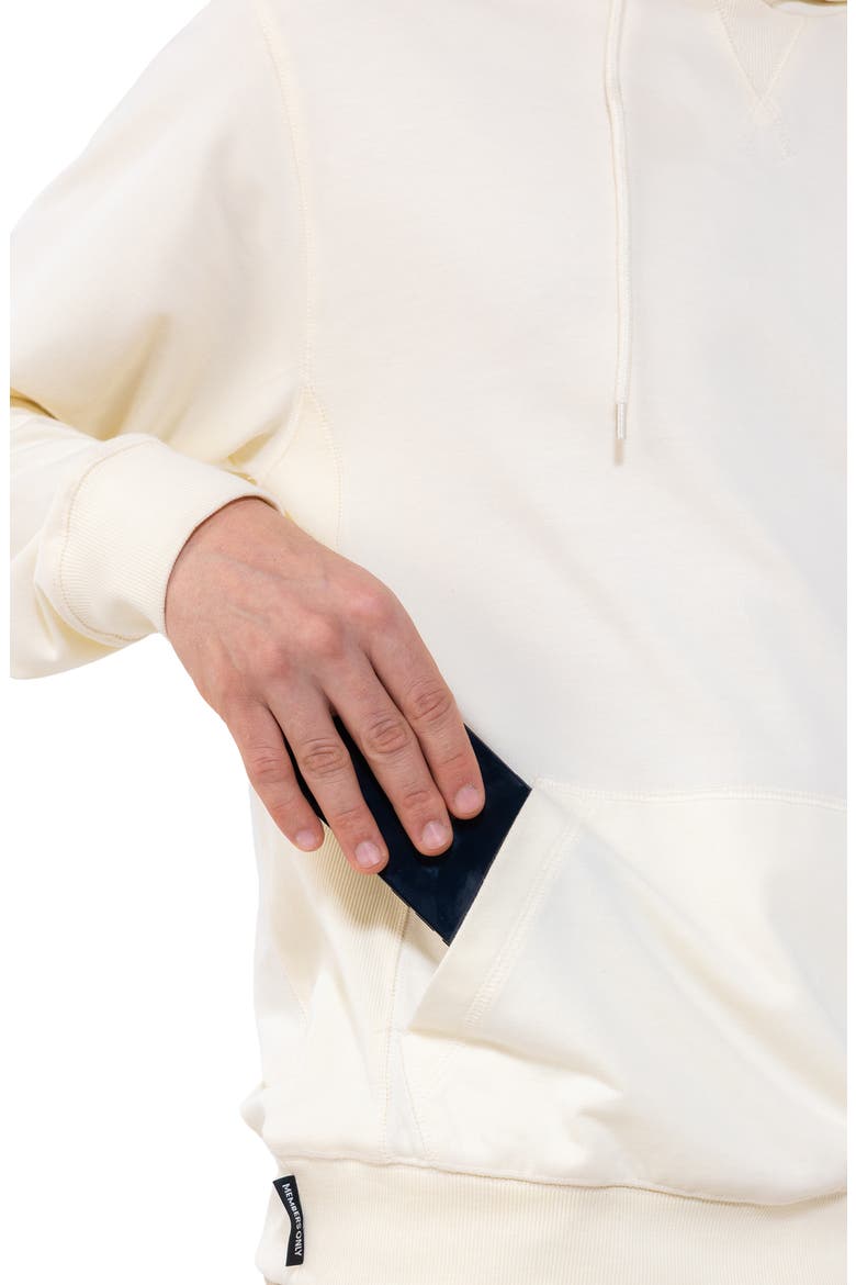 Pullover Hooded Sweatshirt, Alternate, color, Off-White