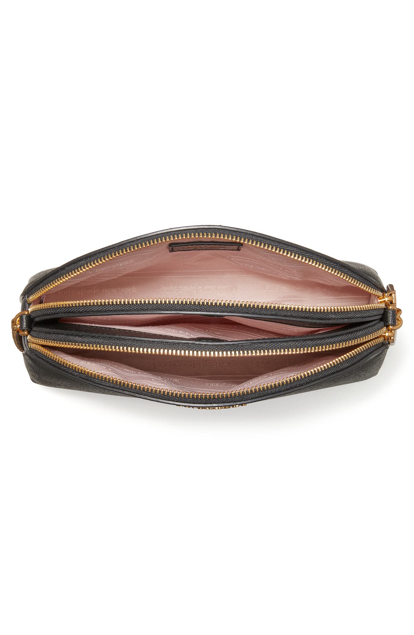 Kate Spade New York morgan saffiano double leather crossbody bag, Alternate, color, 