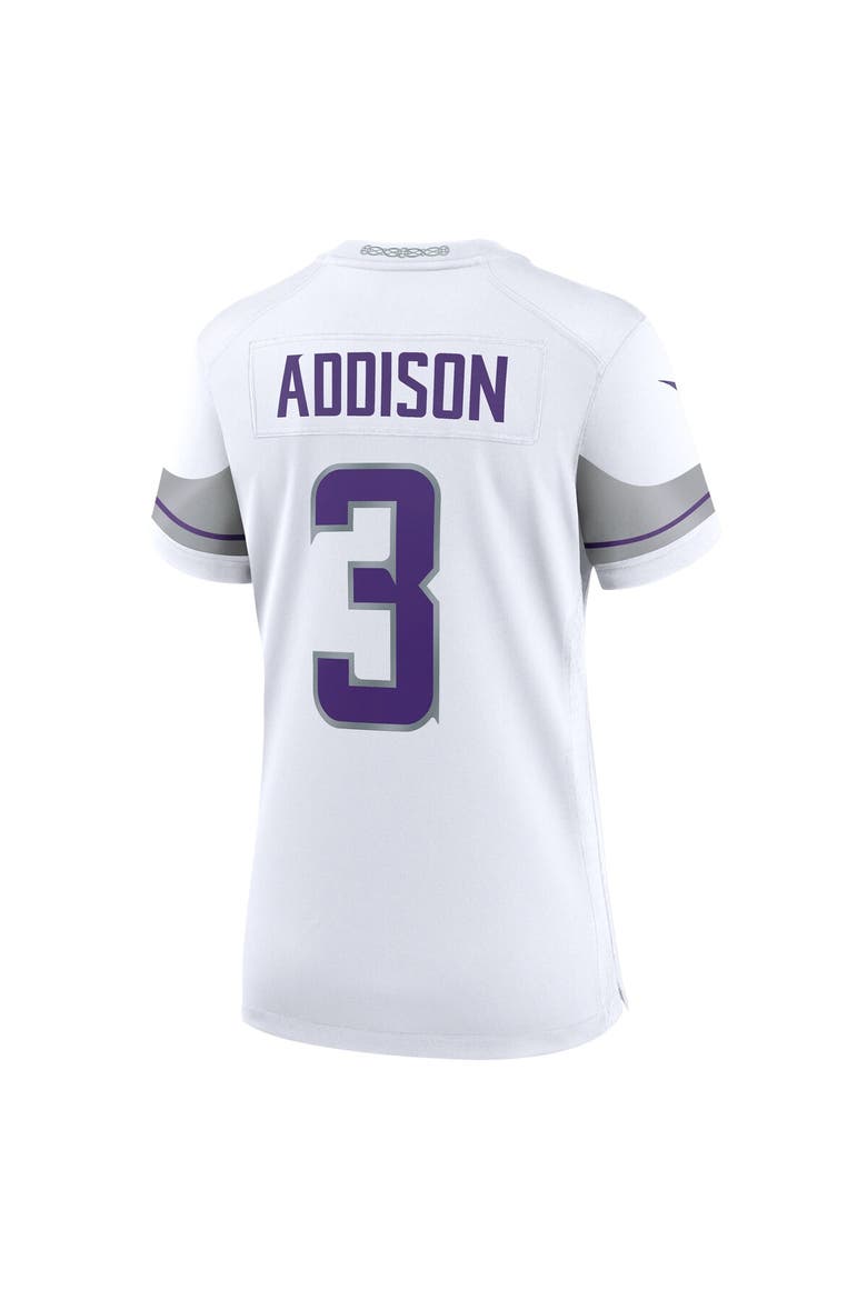 Women's Nike Jordan Addison White Minnesota Vikings Alternate Game Player Jersey, Alternate, color, White