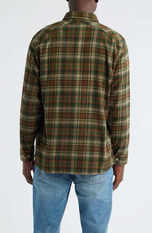 Pendleton Fremont Plaid Flannel Button-up Shirt In Green