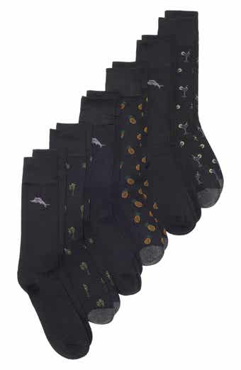 6-Pack Motif Crew Socks